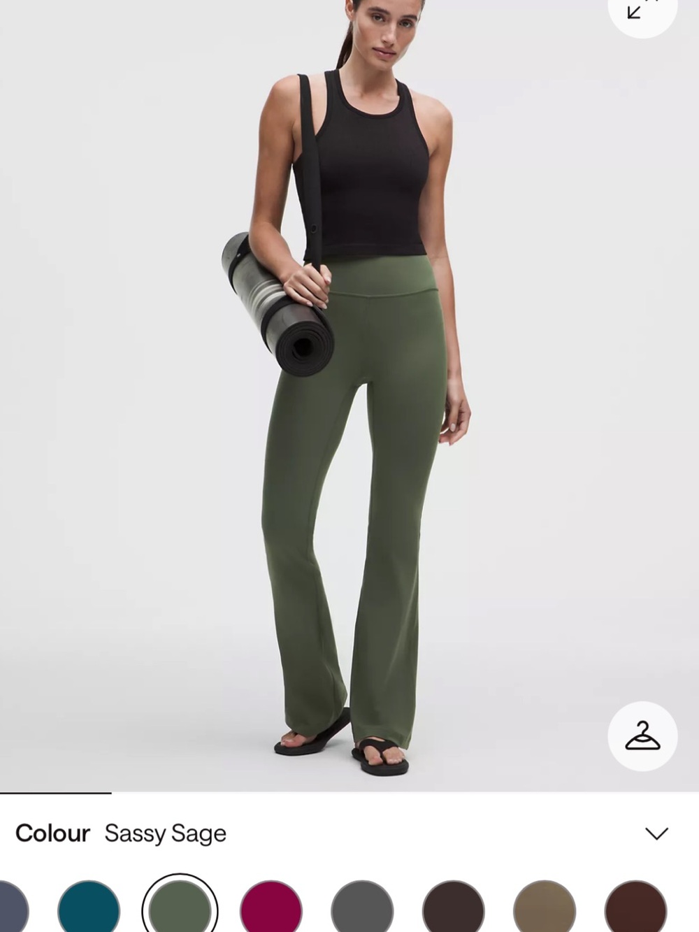 lululemon athletica Sassy Sage High-Rise Flare Track Pants